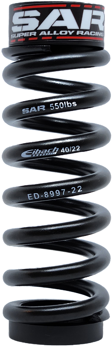 550lbs DH 57.5mm - 76mm Stroke, Rear Shock Spring: