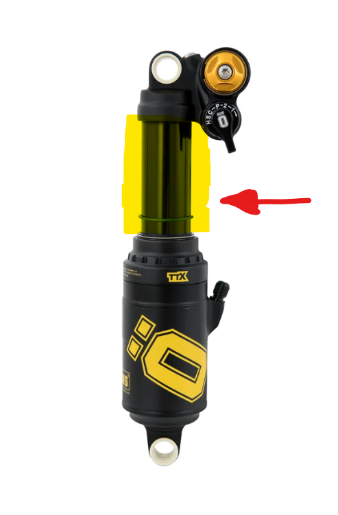 Ohlins TTX Air Rear Shock Damper Body