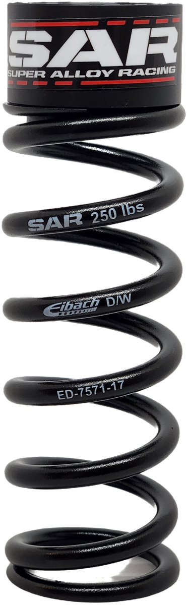 250lbs DH 57.5mm - 76mm Stroke, Rear Shock Spring: