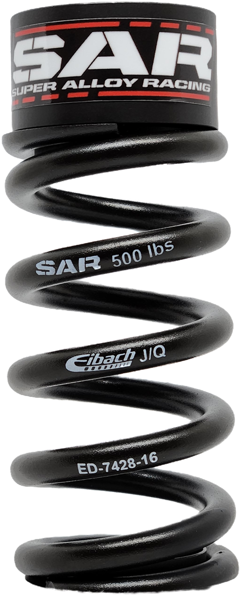 500lbs Enduro 47.5mm - 65mm Stroke, Rear Shock Spring: