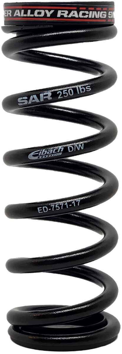 250lbs DH 57.5mm - 76mm Stroke, Rear Shock Spring: