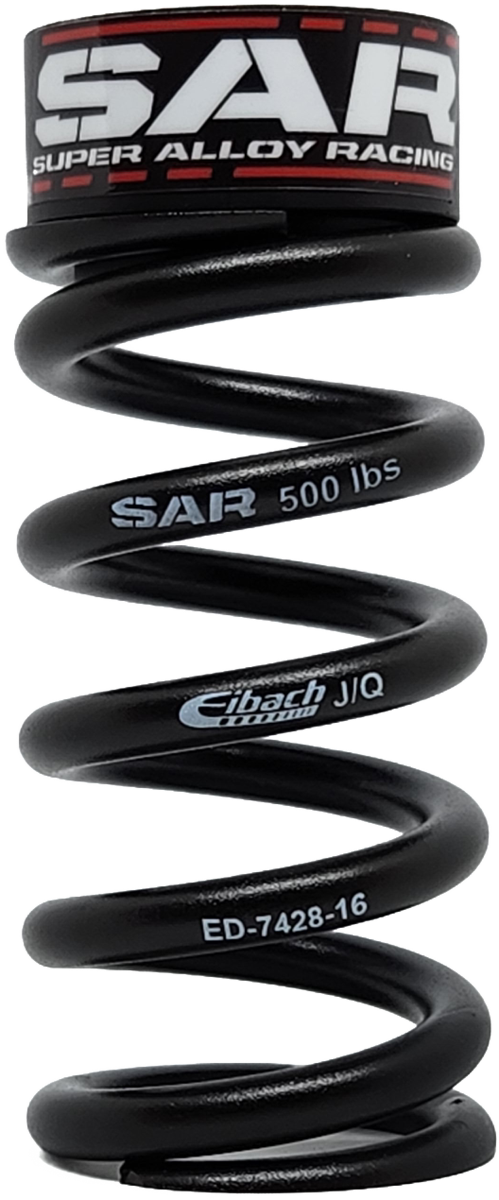 500lbs Enduro 47.5mm - 65mm Stroke, Rear Shock Spring: