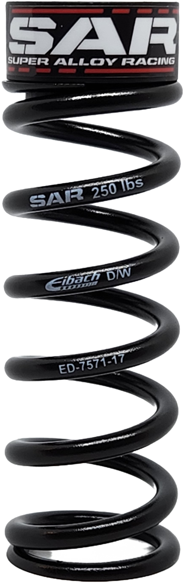 250lbs DH 57.5mm - 76mm Stroke, Rear Shock Spring: