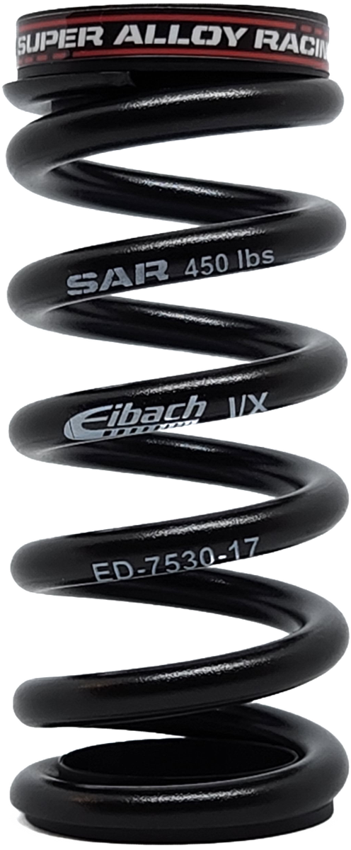 450lbs Enduro 47.5mm - 65mm Stroke, Rear Shock Spring: