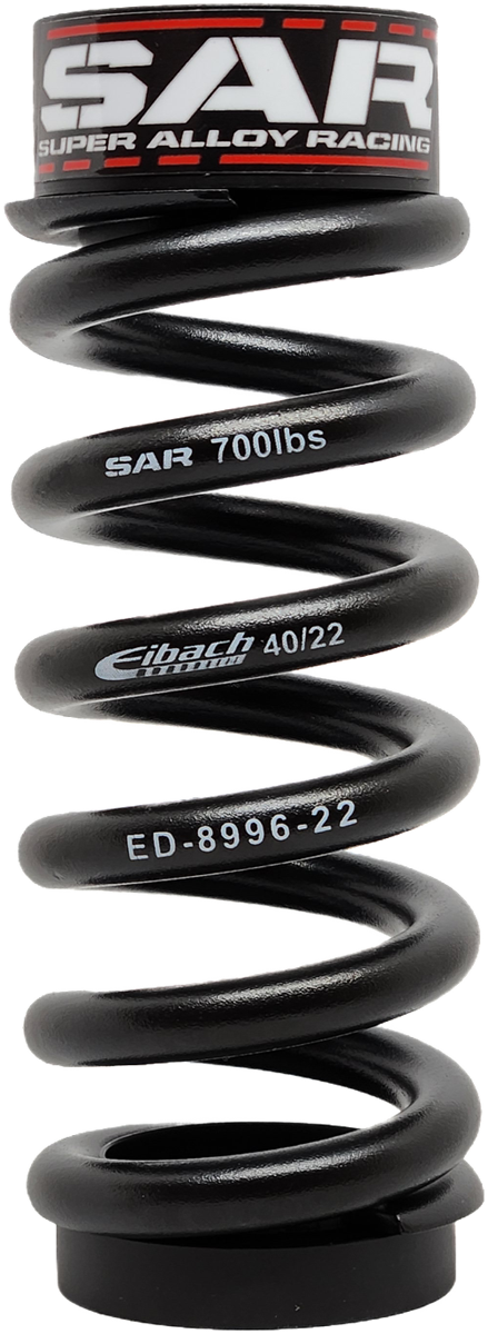 700lbs Enduro 47.5mm - 65mm Stroke, Rear Shock Spring: