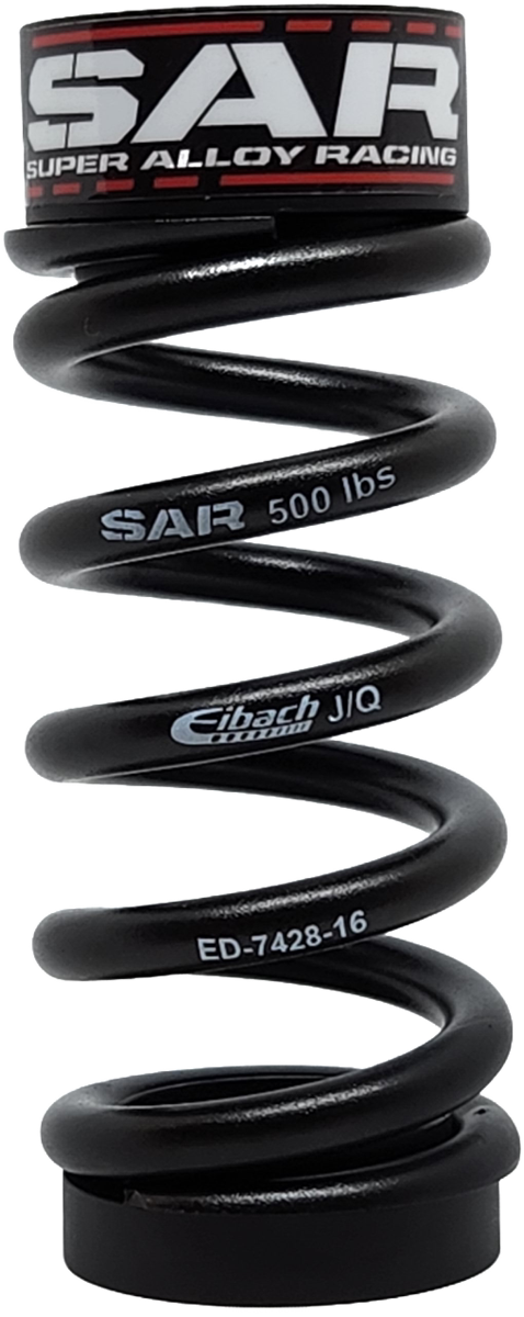 500lbs Enduro 47.5mm - 65mm Stroke, Rear Shock Spring: