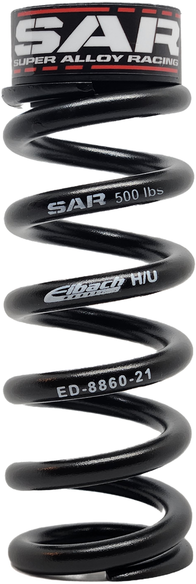 500lbs DH 57.5mm - 76mm Stroke, Rear Shock Spring: