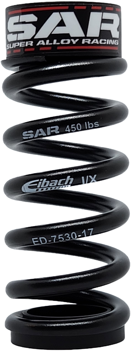 450lbs Enduro 47.5mm - 65mm Stroke, Rear Shock Spring: