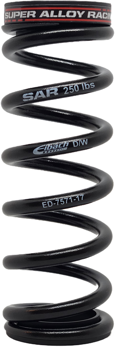 250lbs DH 57.5mm - 76mm Stroke, Rear Shock Spring: