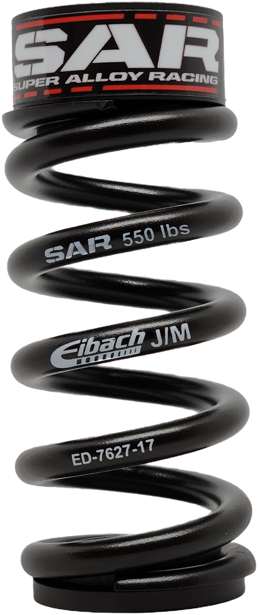 550lbs Enduro 47.5mm - 65mm Stroke, Rear Shock Spring: