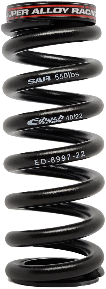 550lbs DH 57.5mm - 76mm Stroke, Rear Shock Spring: