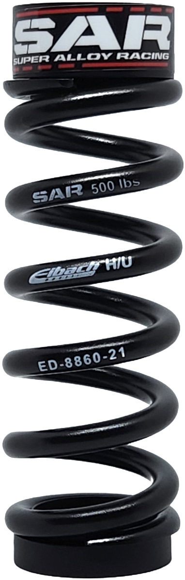 500lbs DH 57.5mm - 76mm Stroke, Rear Shock Spring: