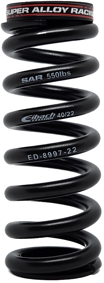 550lbs DH 57.5mm - 76mm Stroke, Rear Shock Spring: