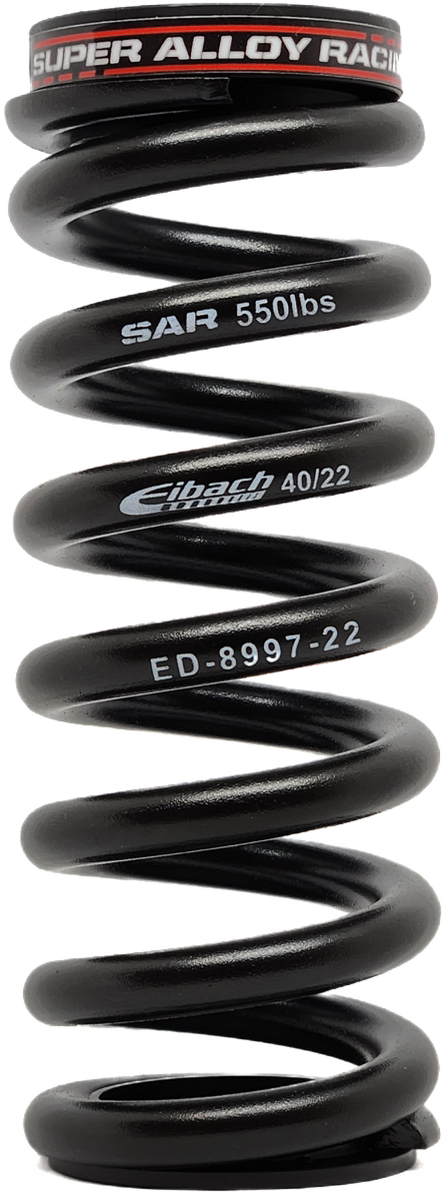 550lbs DH 57.5mm - 76mm Stroke, Rear Shock Spring: