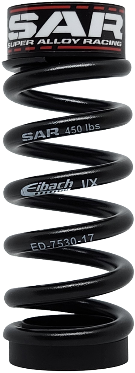 450lbs Enduro 47.5mm - 65mm Stroke, Rear Shock Spring: