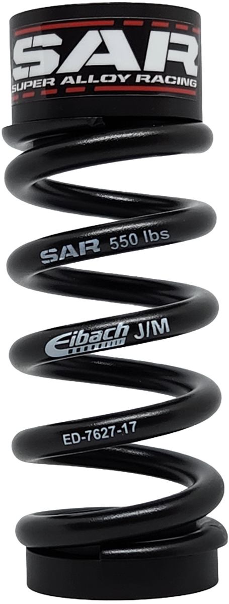 550lbs Enduro 47.5mm - 65mm Stroke, Rear Shock Spring: