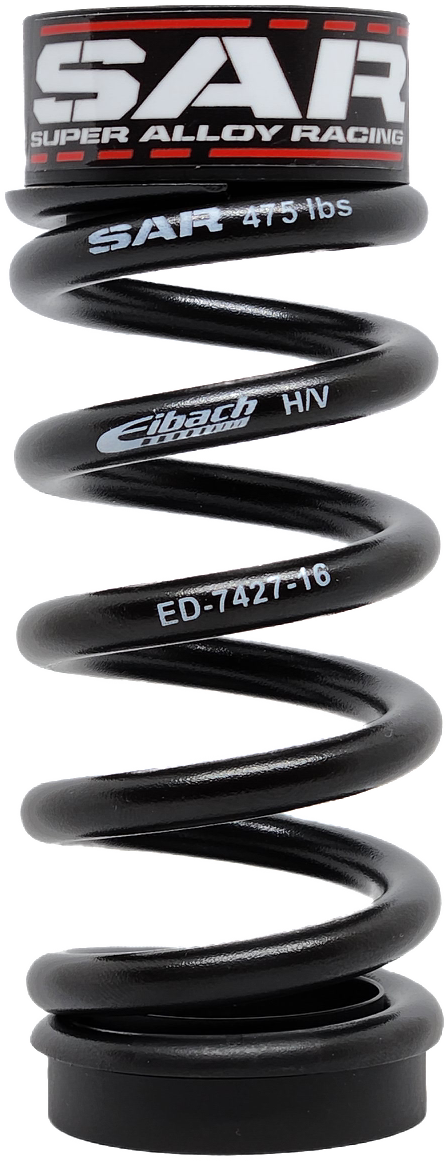 475lbs Enduro 47.5mm - 65mm Stroke, Rear Shock Spring: