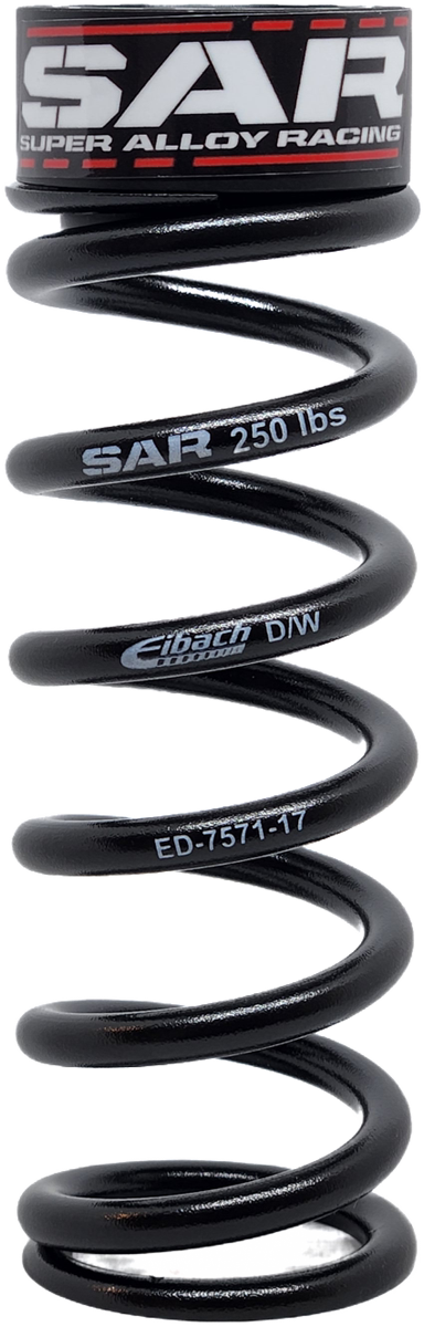 250lbs DH 57.5mm - 76mm Stroke, Rear Shock Spring: