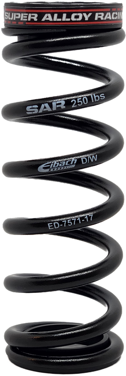 250lbs DH 57.5mm - 76mm Stroke, Rear Shock Spring: