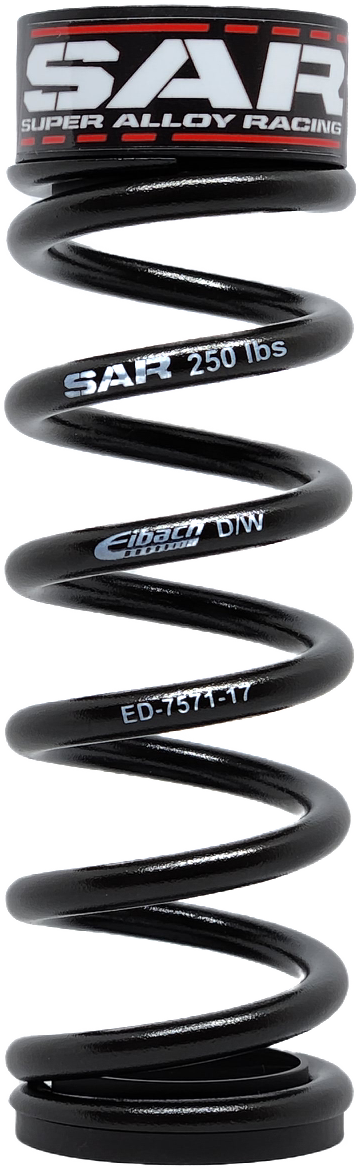250lbs DH 57.5mm - 76mm Stroke, Rear Shock Spring: