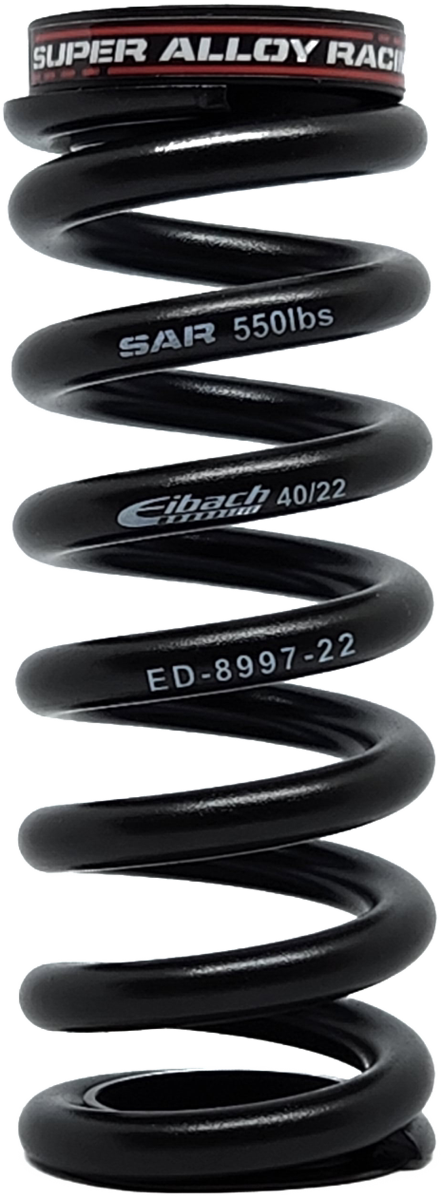 550lbs DH 57.5mm - 76mm Stroke, Rear Shock Spring: