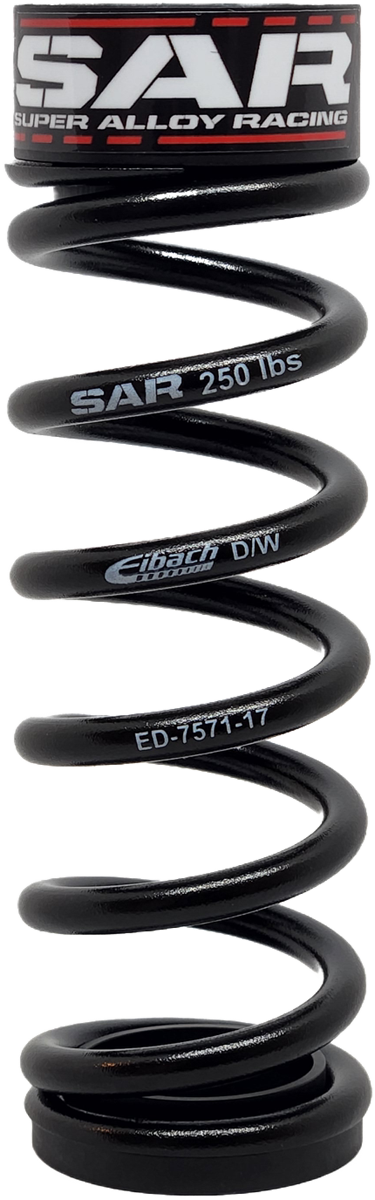 250lbs DH 57.5mm - 76mm Stroke, Rear Shock Spring:
